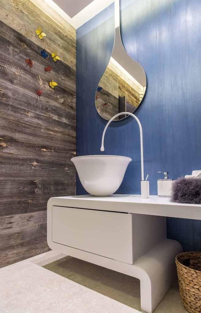Legno antico: Abete in prima patina blu-grigio