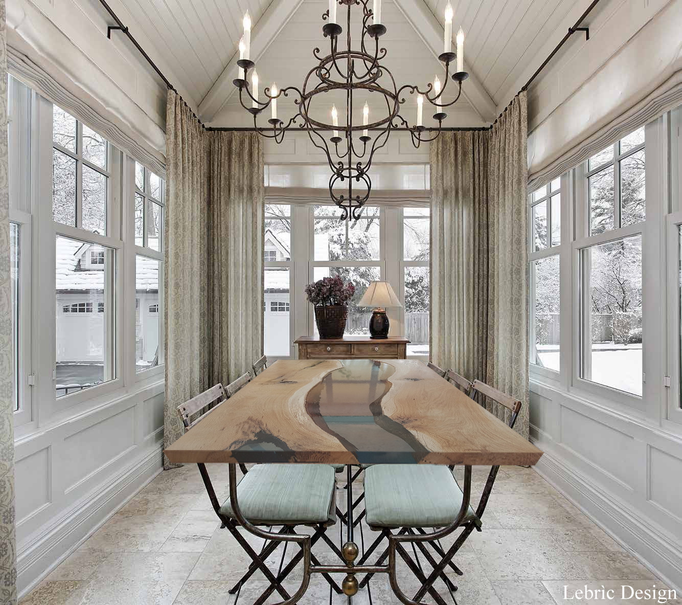 Tavolo in resina - Danubio