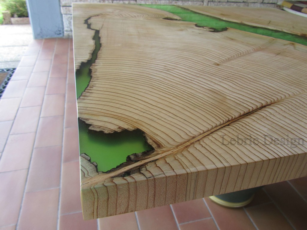 Tavolo in resina - Green Light