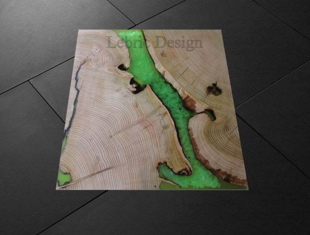 Tavolo in resina - Green Light