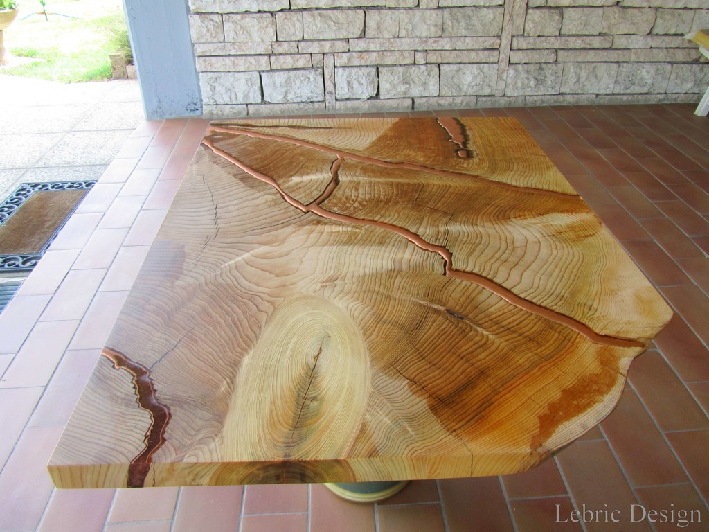 Tavolo in resina - Rame