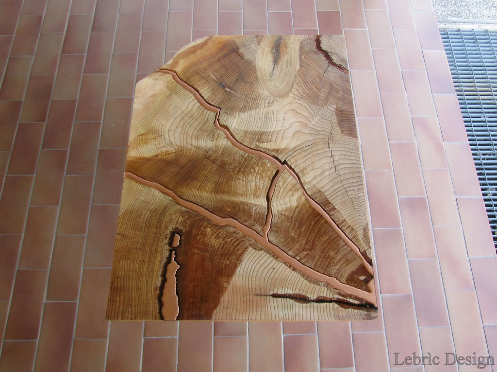 Tavolo in resina - Rame